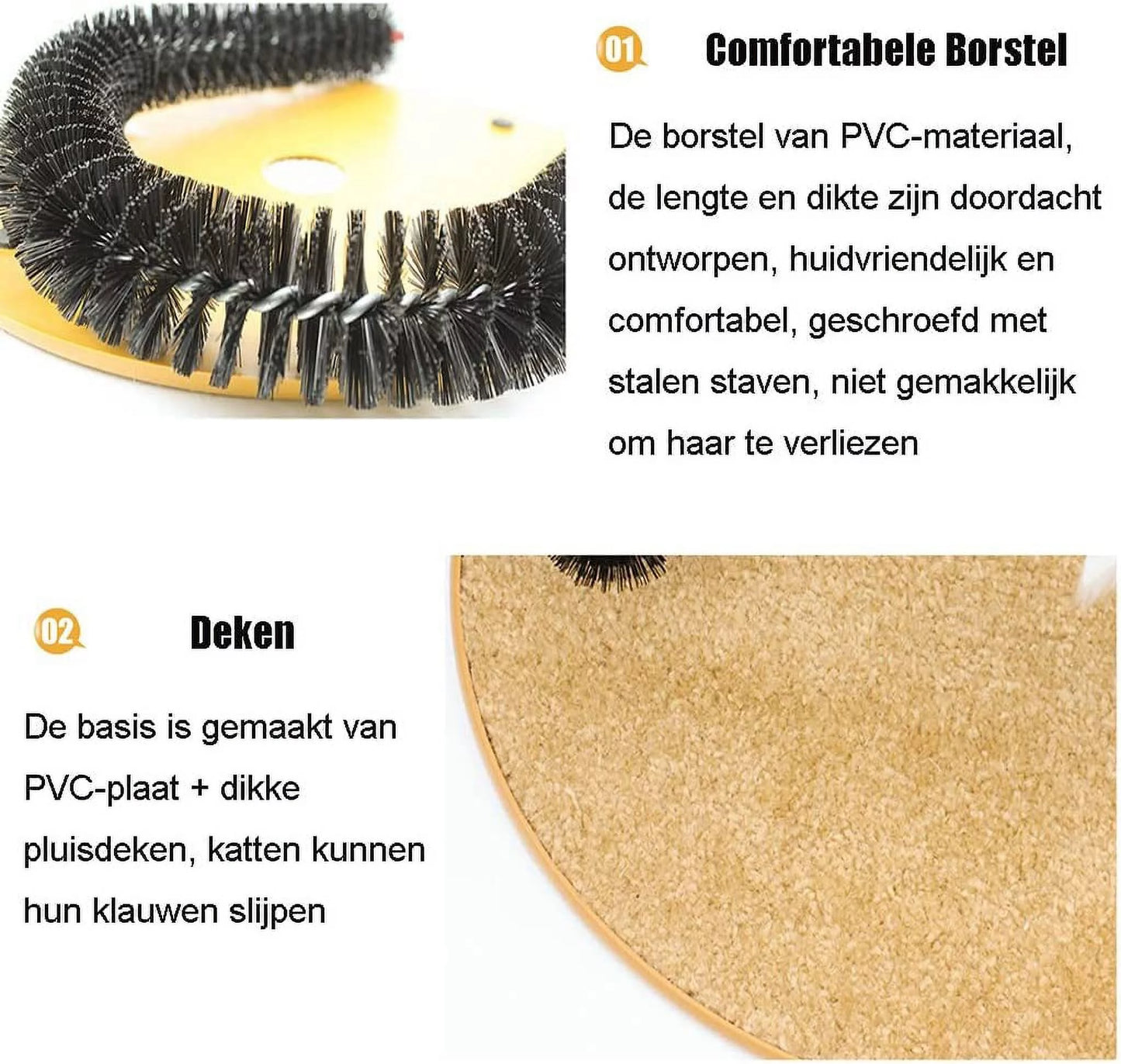 Interactive Cat Grooming and Scratching Set with Catnip and Self-Grooming Arch