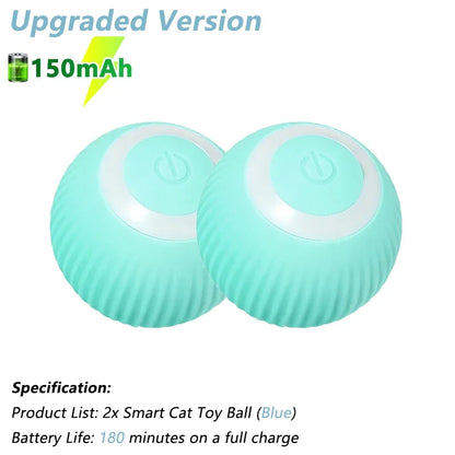 Electric Interactive Rolling Ball for Cats - Smart Automatic Toy and Game Accessory