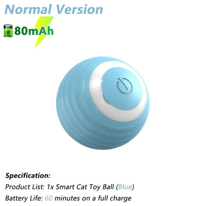 Electric Interactive Rolling Ball for Cats - Smart Automatic Toy and Game Accessory