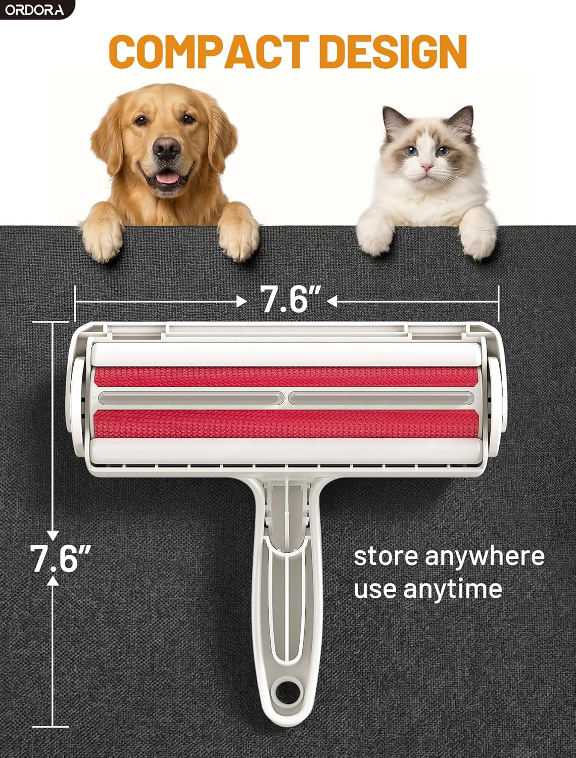 Professional Pet Hair Remover Roller - Eco-Friendly Lint Roller for Dog and Cat Fur